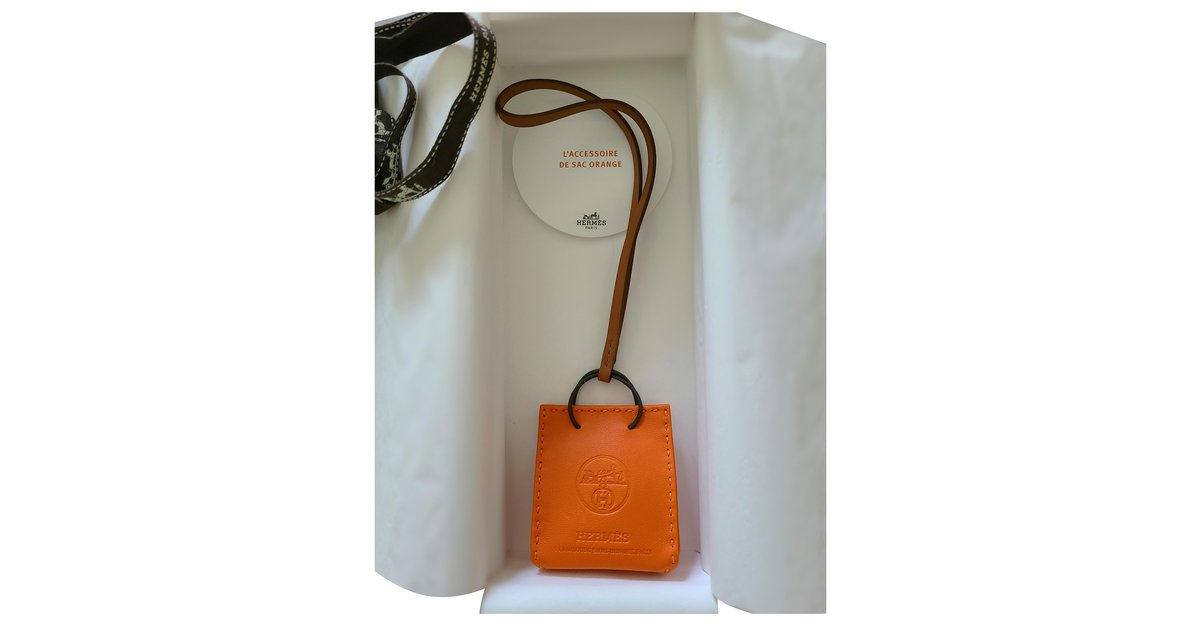 Hermès Hermes IN-THE-LOOP bag 18 Orange Leather ref.921357 - Joli Closet