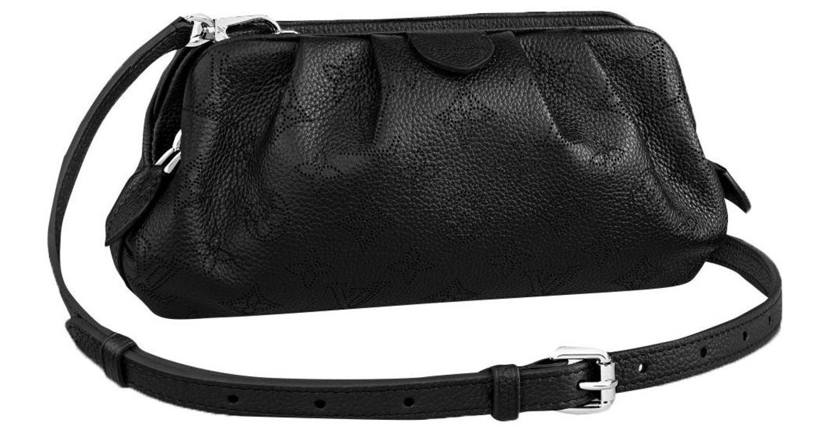 Louis Vuitton LV Scala mini pouch Black Leather ref.257077 - Joli