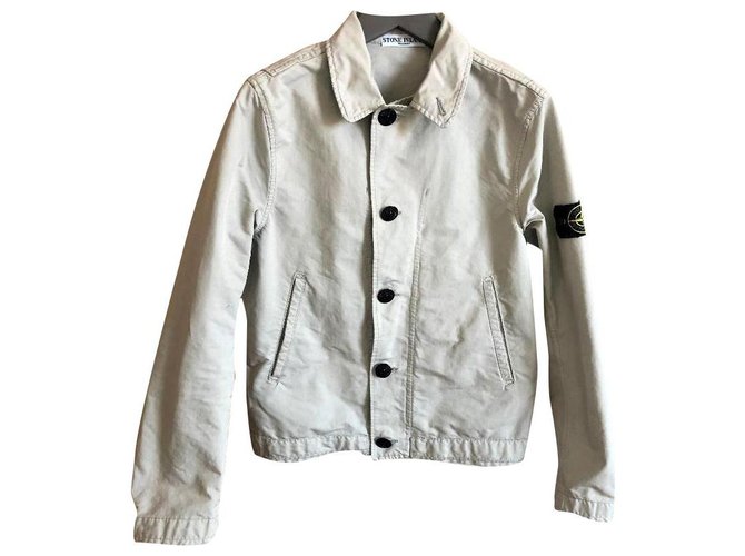 Veste coupevent Stone Island Polyester Beige ref.264529 Joli Closet