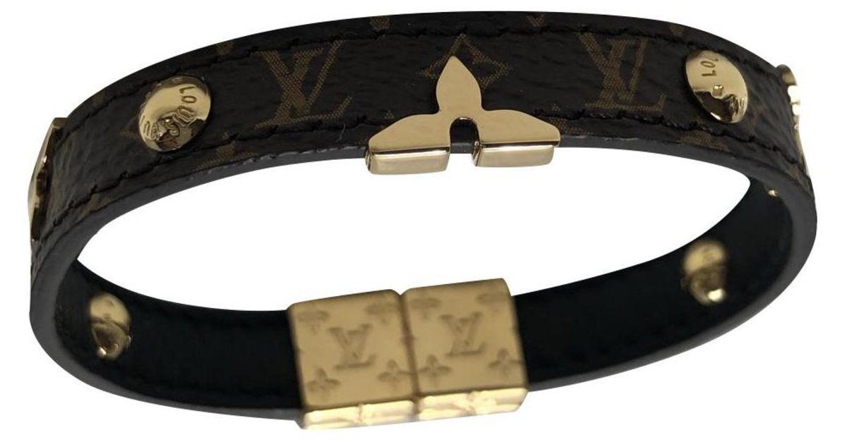 Cloth bracelet Louis Vuitton Brown in Cloth - 25700925
