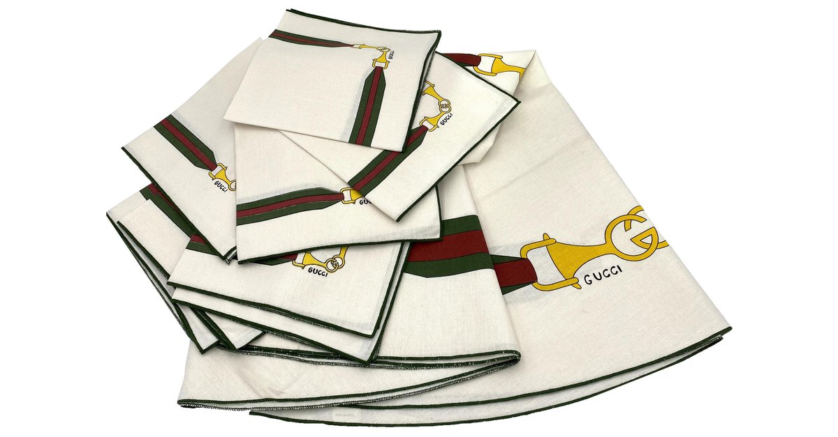 Gucci Gucci tablecloth set / 8 napkins 