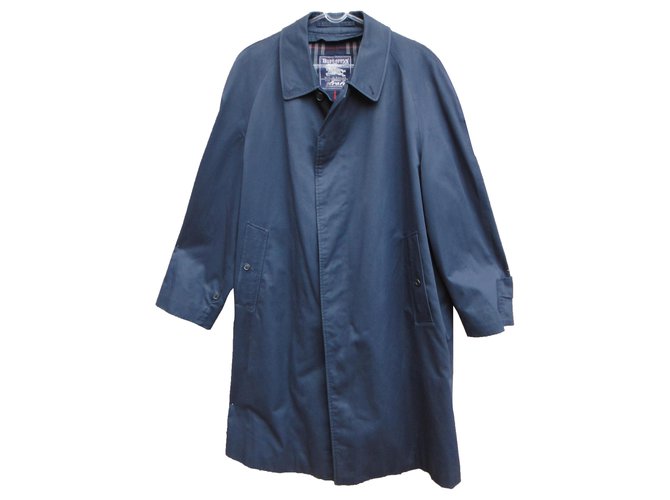 raincoat man Burberry vintage t 54 with removable wool lining Navy