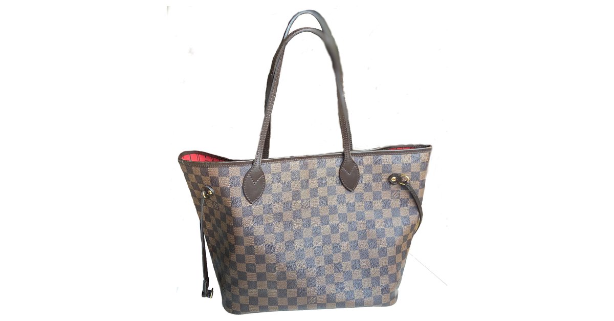 Louis Vuitton Neverfull MM Damier Ebene Dark brown Cloth ref