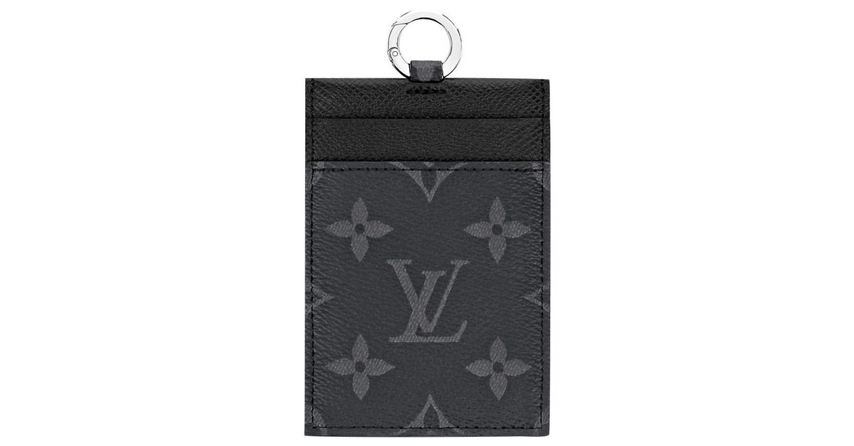 Louis Vuitton Black Card Holder at 1stDibs