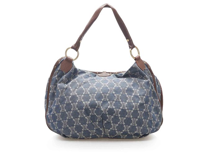 バッグ celine denim macadam Shoulder Bag Celine Macadam Shoulder Bag in Denim – Eleven13 Studios