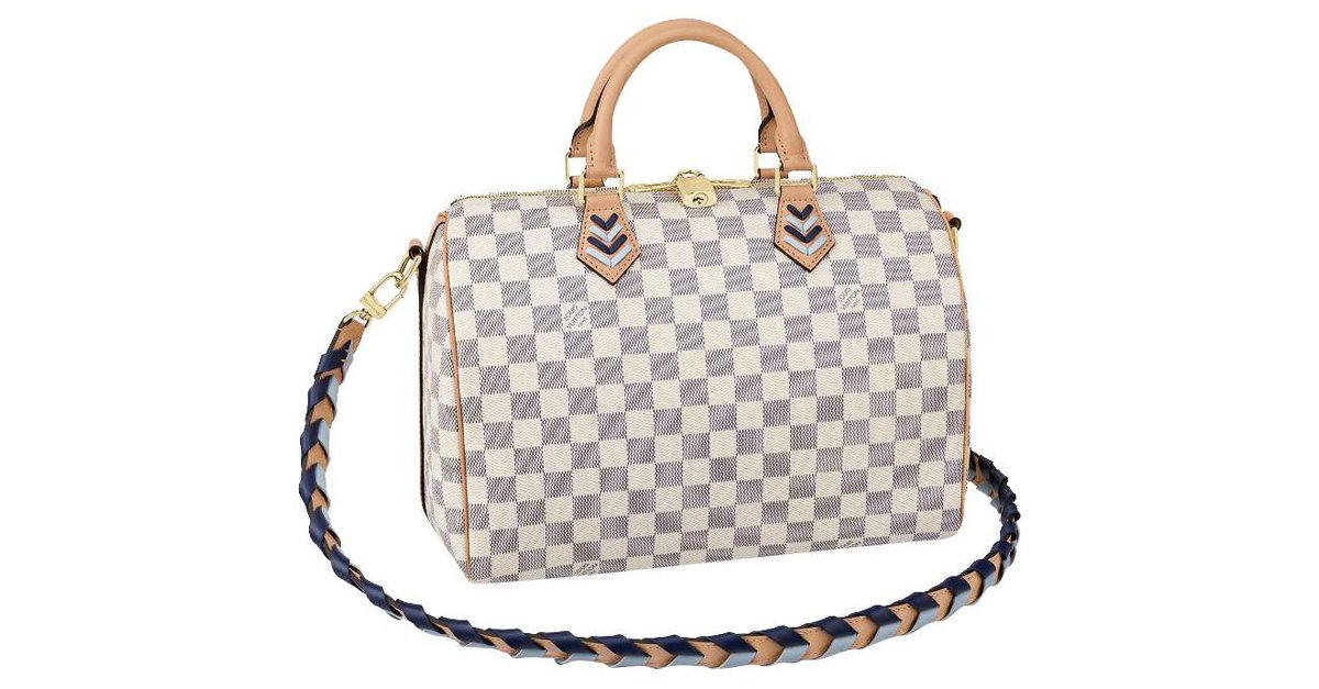 Louis Vuitton Speedy 30 Beige Damier Azur