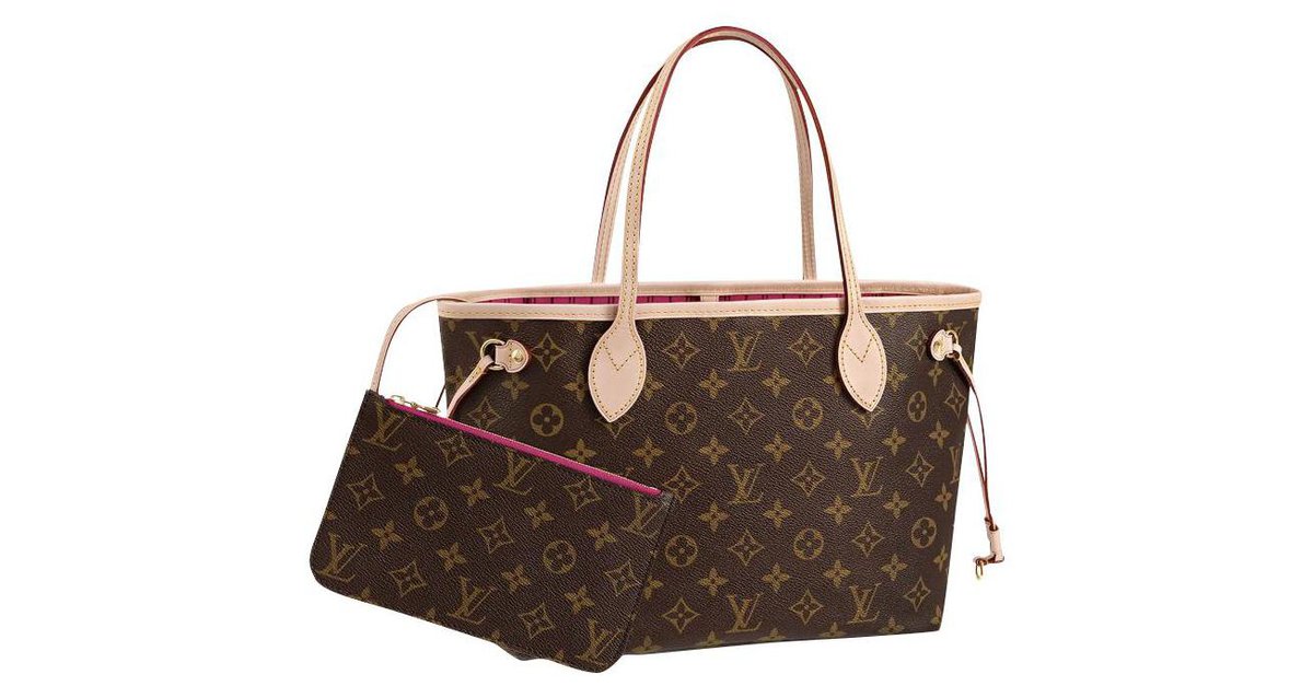  Louis Vuitton  LV  nie voll PM  Mono  Braun ref 281009 Joli 