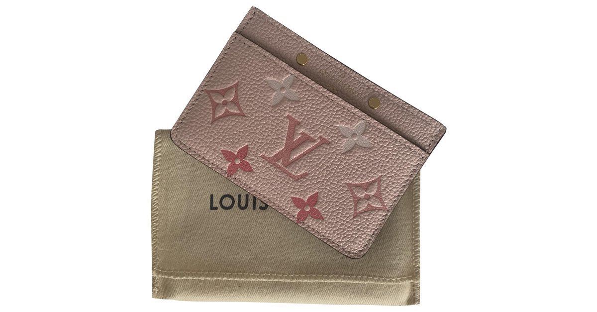 Louis Vuitton Card Holder By The Pool Monogram Empreinte Giant Pink 1747672
