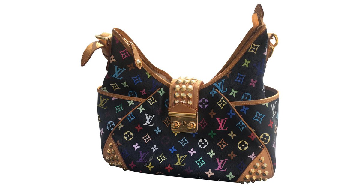 Chrissie leather handbag Louis Vuitton Black in Leather - 24868790
