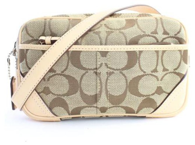 Coach Monogram Logo Waist Bag Belt 