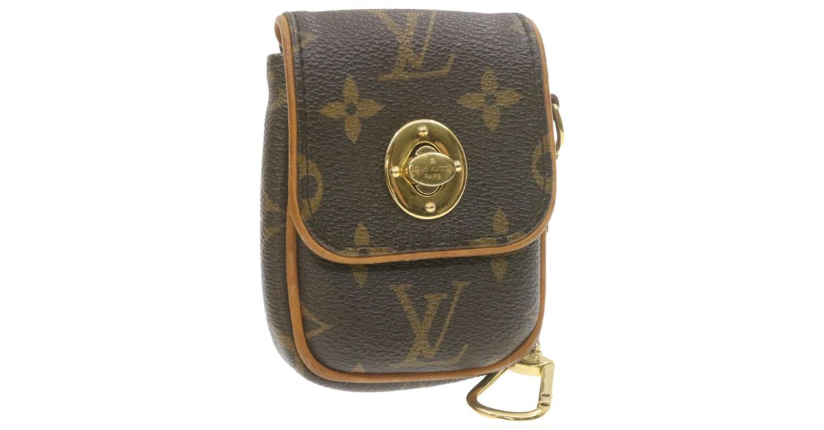 Louis Vuitton Monogram Tulum Pochette M60020 Brown Cloth ref