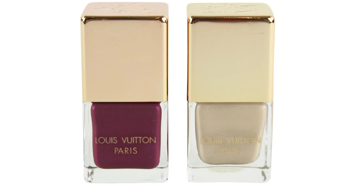 Louis Vuitton Rare Limited Vernis Nail Polish Set 46lvl1125 White gold  ref.294582 - Joli Closet