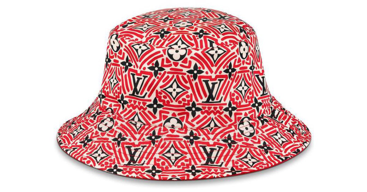 Louis Vuitton 2023-24FW Louis Vuitton ☆M7141S ☆LV Crochet Stripes Bucket Hat  in 2023