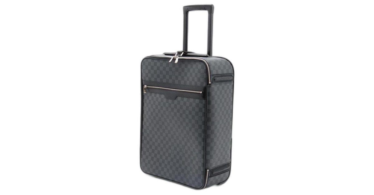 Louis Vuitton Damier Graphite Pegase 50 Rolling Luggage Trolley 860757