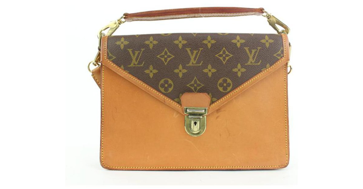 Louis Vuitton Monogram Sac Biface Crossbody Flap Bag Leather ref.294221 -  Joli Closet