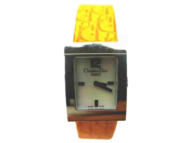 Christian Dior D78-109 Monogram Oblique Trotter Watch Leather