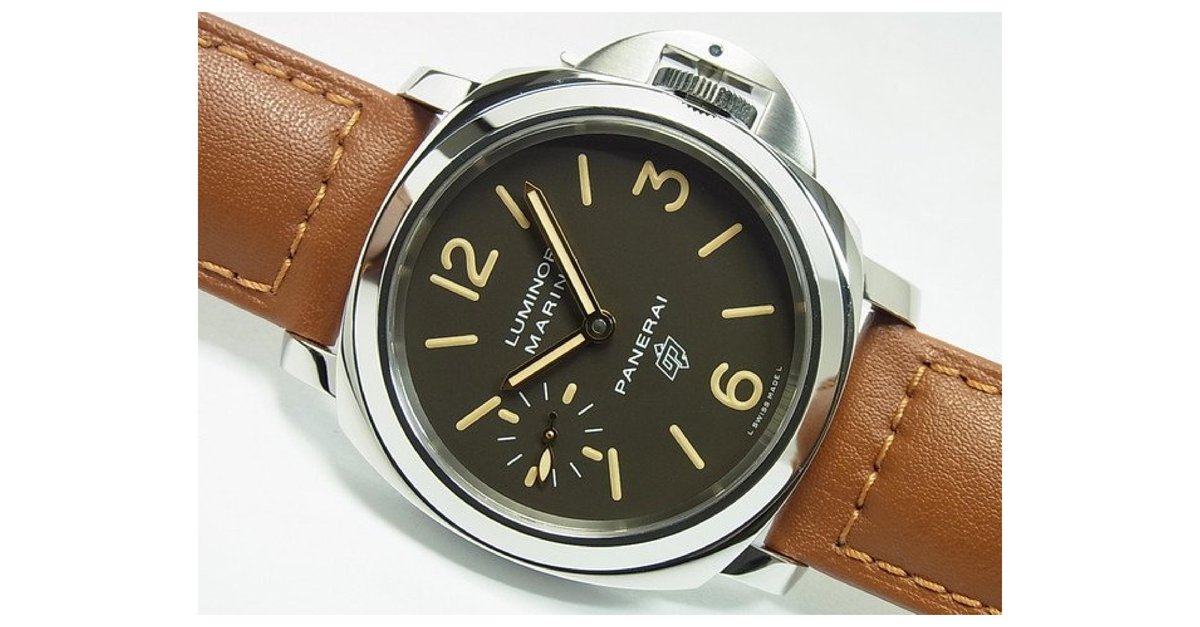 PANERAI Luminor Marina logo Acciaio PAM00632 R series Mens