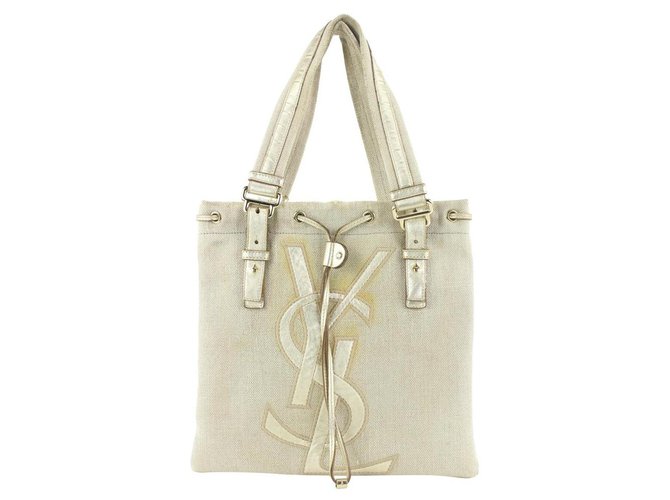 ハンドバッグ Saint Laurent Handbags Women Cotton Beige Women's Saint Laurent Handbags | Nordstrom