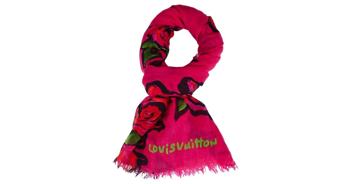 Louis Vuitton, scarf, 'Echarpe Capri Rose'. - Bukowskis