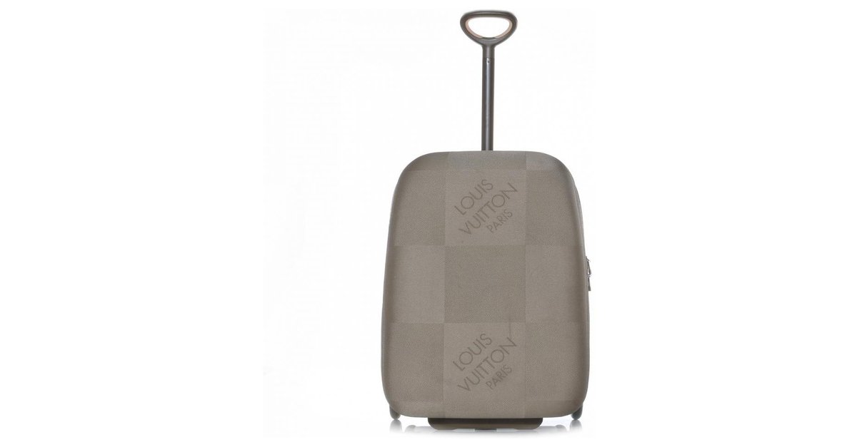 Louis Vuitton, valise cabine à roulettes, toile damier.H…