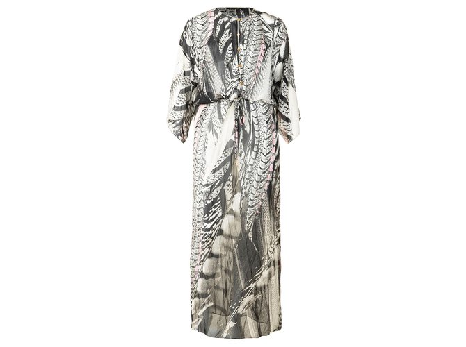 knee length dresses for ladies Roberto Cavalli caftan dress – Les Merveilles De Babellou main image 0