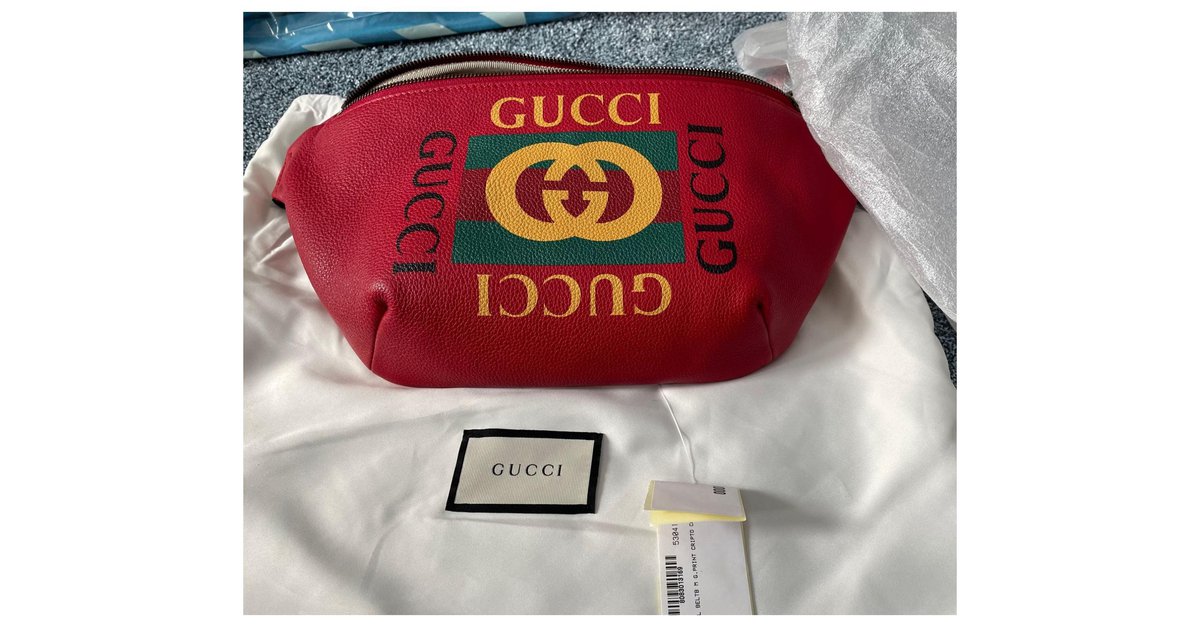 Gucci Pink Logo Leather Belt Bag Multiple colors Pony-style