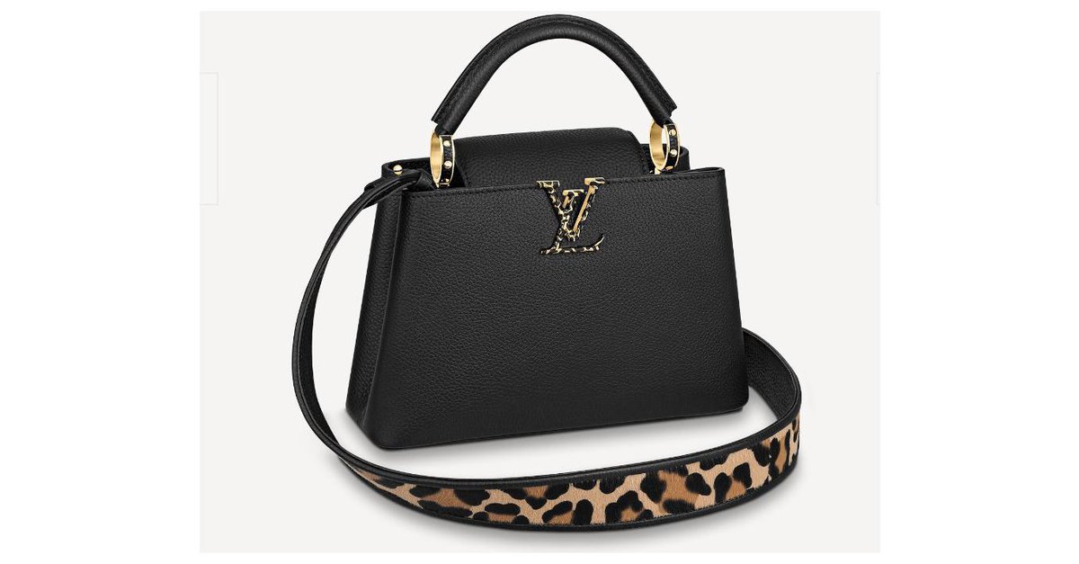 Louis Vuitton Capucines BB 2way Taurillon Leather Trapped Leopard Black -  Tabita Bags – Tabita Bags with Love