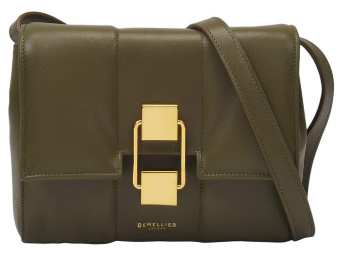 Autre Marque Mini Alexandria Bag in Green Olive Leather