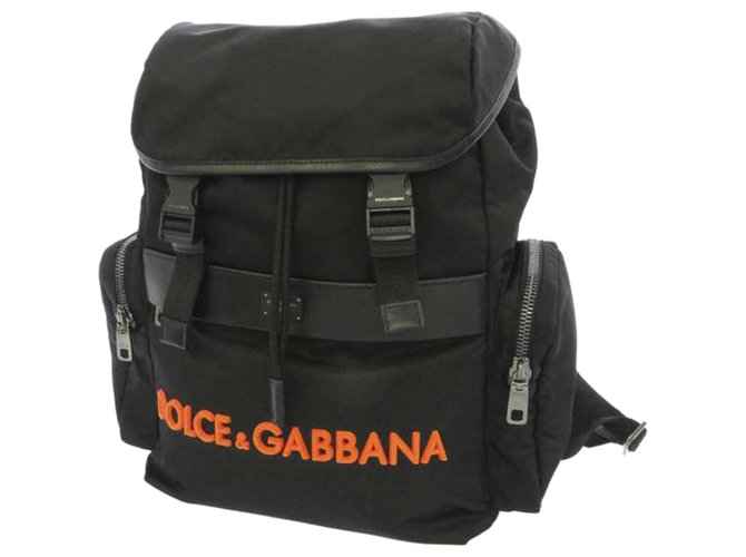 Dolce & Gabbana Dolce&Gabbana Black Logo Nylon Backpack