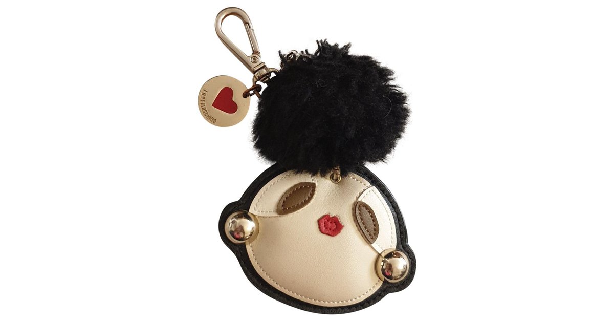 Love Moschino doll keychain Multiple colors Leather ref.310624 - Joli ...