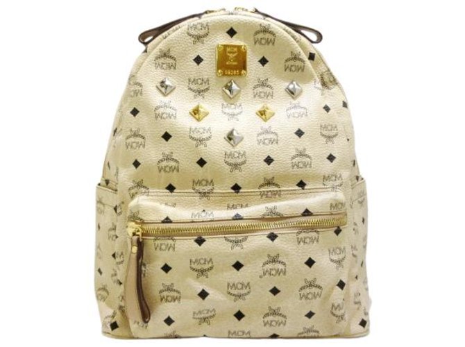 mcm backpack tan