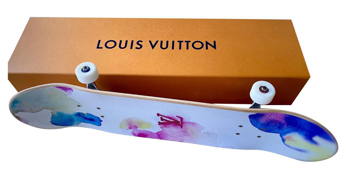 Louis Vuitton Watercolor Skateboard GI0622 Mutli - SS21 - US
