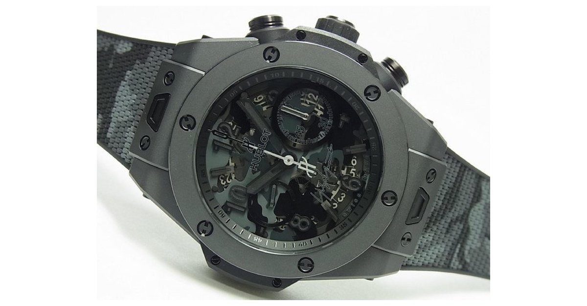 Why Hublot's Yohji Yamamoto All-Black Big Bang Watch Will Please