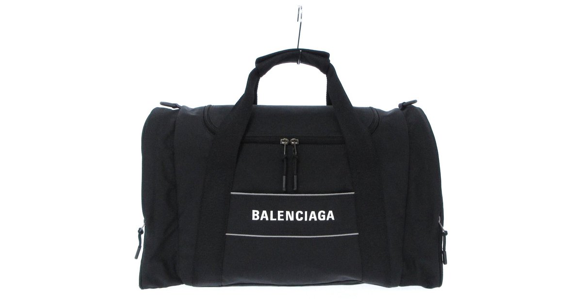 Balenciaga Travel bag Black Synthetic ref.318212