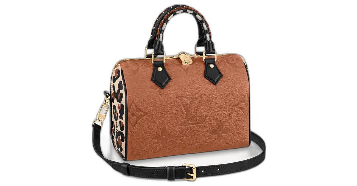 Louis Vuitton Speedy Bandouliere 25 Wild at Heart Caramel in Cowhide  Leather with Gold-tone - GB
