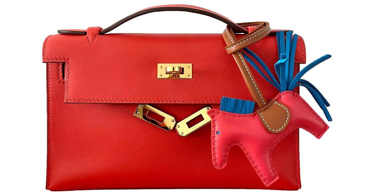 Hermès Hermes Kelly Mini II Red Leather ref.769058 - Joli Closet