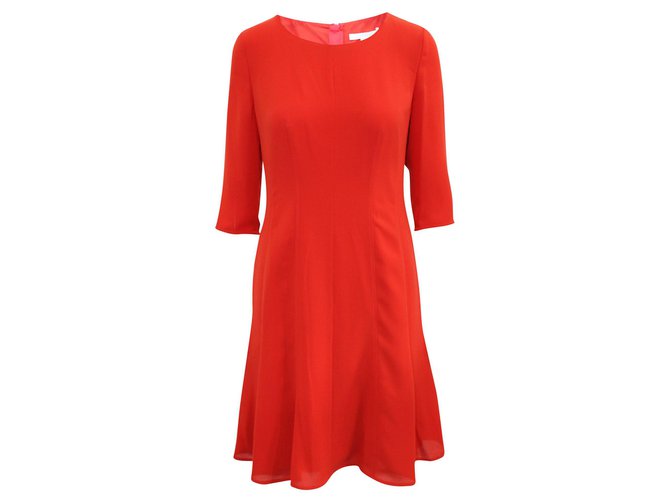 open lace back dress Orange Hugo Boss Dress – Boutique Option main image 1