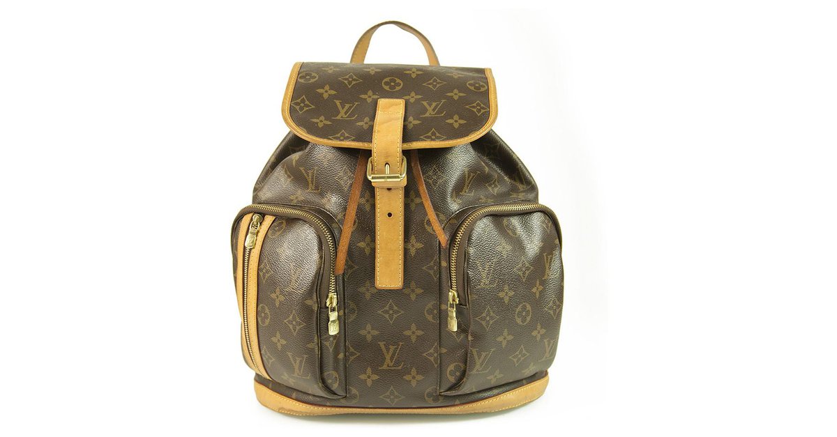 Louis Vuitton Bosphore Backpack Monogram Men Women Great Condition Vintage