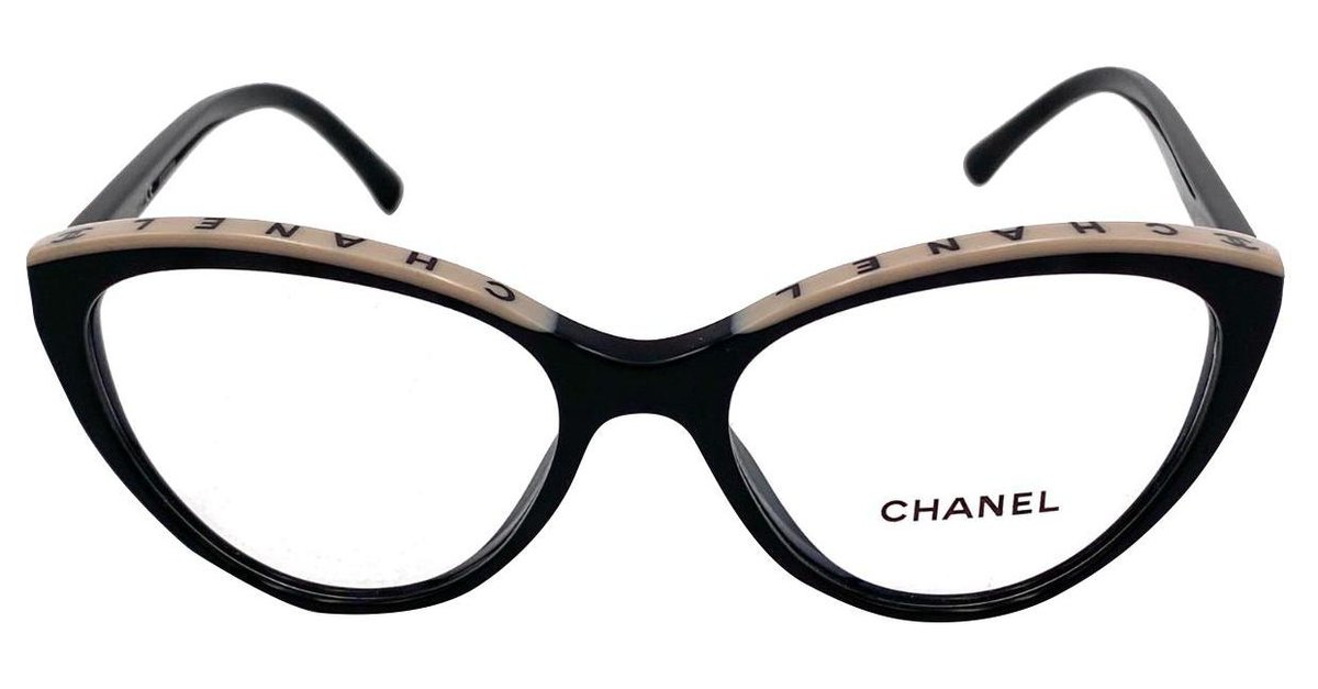 Chanel butterfly black 2021 Nuovo Beige Acetate ref.323264 - Joli Closet