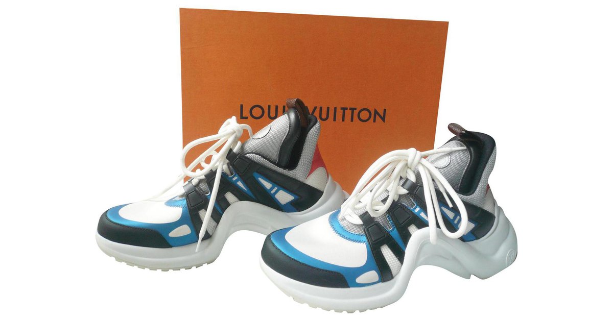 LOUIS VUITTON Sneaker LV ARCHLIGHT very good condition T38 It Multiple  colors Leather ref.323298 - Joli Closet