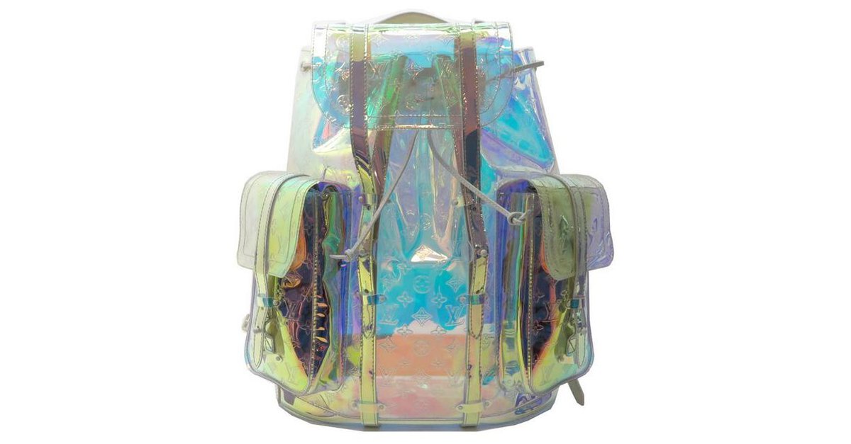 iridescent lv backpack