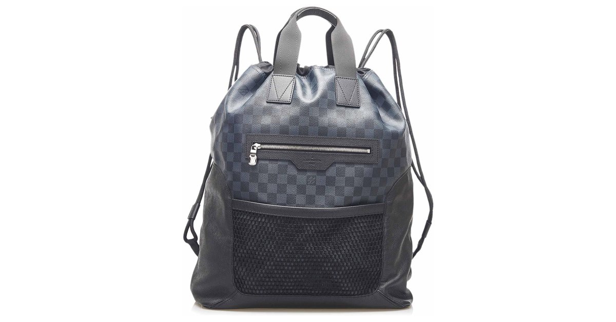Matchpoint Hybrid Backpack Damier Cobalt