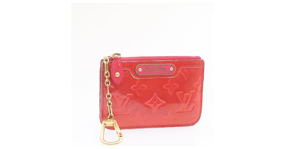 Auth Louis Vuitton Vernis Pochette Cles NM Coin Case Purse M93557 Pink Used  F/S