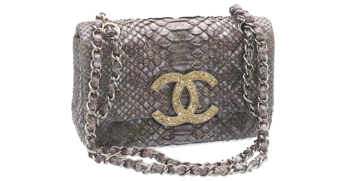 J. Markell Python Chain Strap Bag