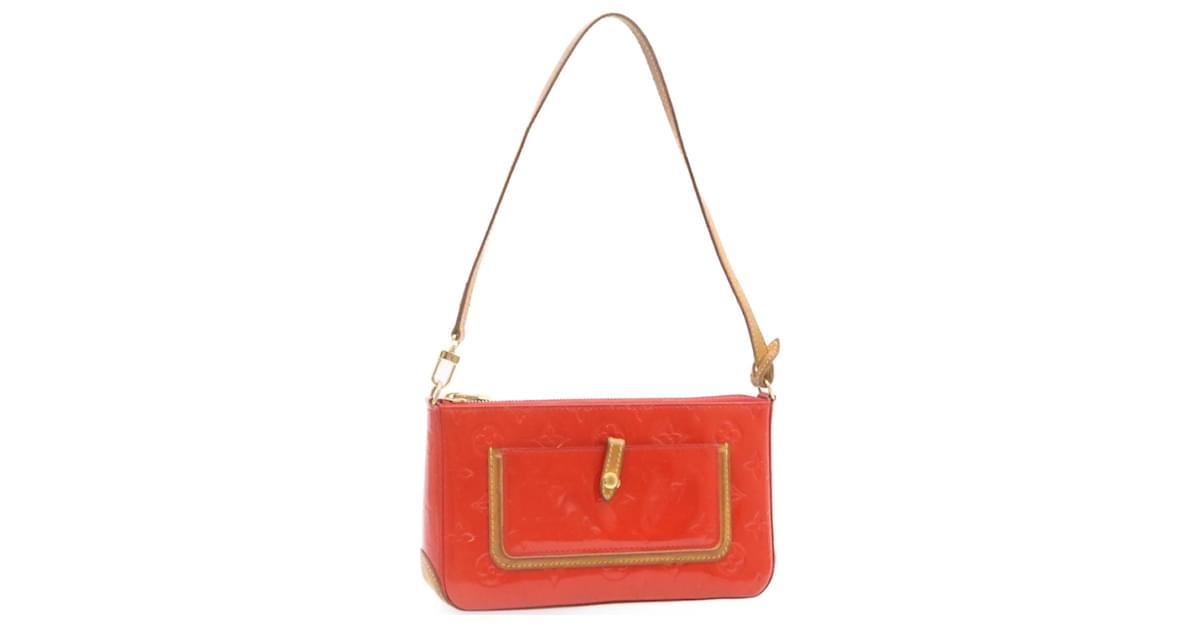 Louis Vuitton Louis Vuitton Mallory Square Rouge Red Vernis Leather