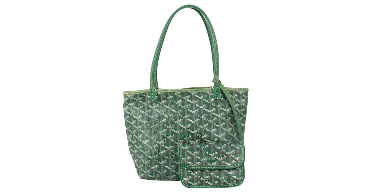 green goyard mini bag