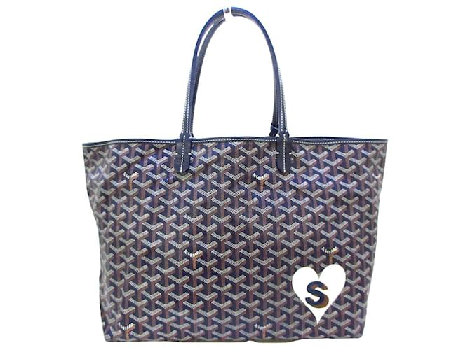 Goyard Tote bag Navy blue Cloth ref.346159 - Joli Closet