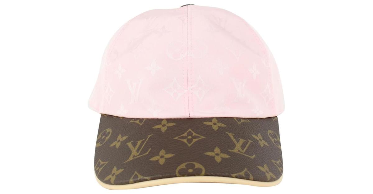 Louis Vuitton Monogram Cap My Essential LV Logo Hat Size M Pink Get Lady  6435AK