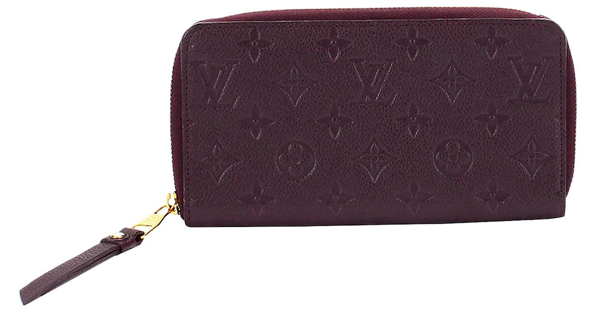 Louis Vuitton Purple Monogram Empreinte Zippy Wallet Leather Pony-style  calfskin ref.350423 - Joli Closet