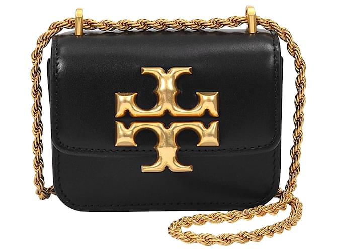 Tory Burch Eleanor Mini Crossbody in Black Leather ref.357229 Joli Closet